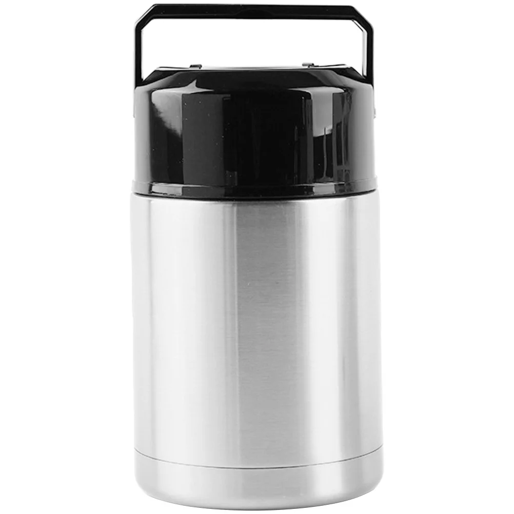 

1pc Vacuum Insulated Cup Stainless Steel Wide Mouth Food Jar Thermal Lunch Box For Soup Porridge Breakfast Portable Sealing