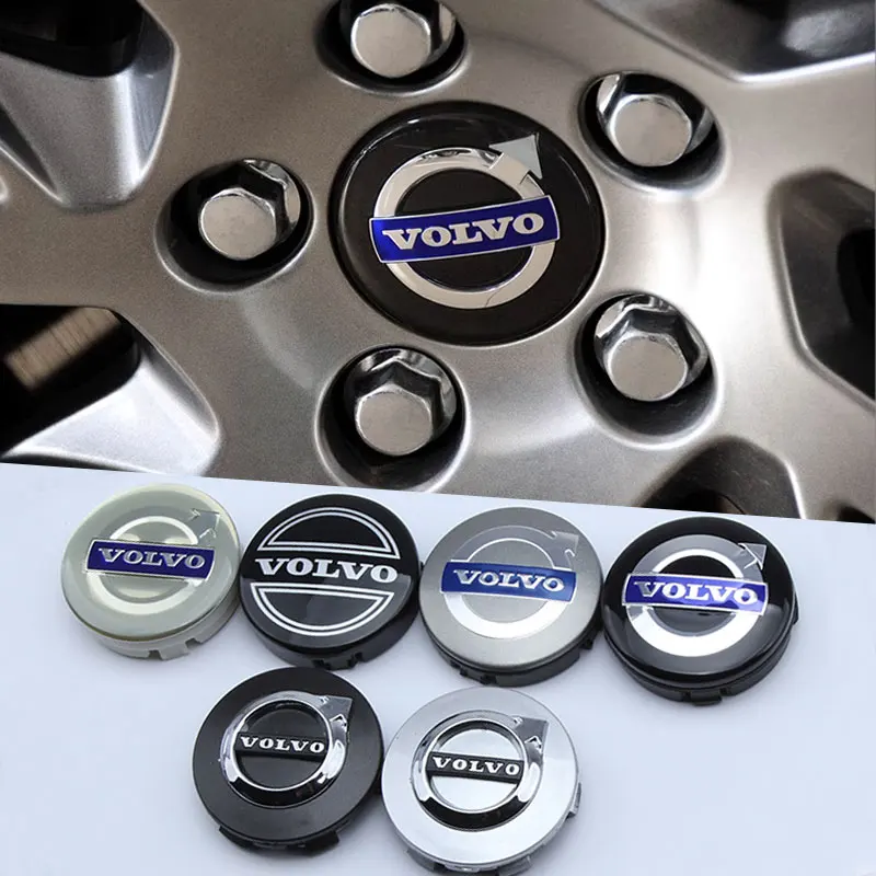 63/65mm Car Styling Wheel Center Covers Hub Caps Replacement For Volvo S40 S80L S60 S90 XC40 XC60 XC90 V40 V60 V90 Accessories