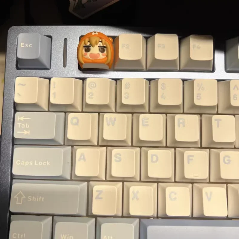 Himato! Umaru Chan Cartoon Keycaps, Resina 3D, Anime, Teclado Mecânico, Teclas Personalizadas, Acessórios, Presentes