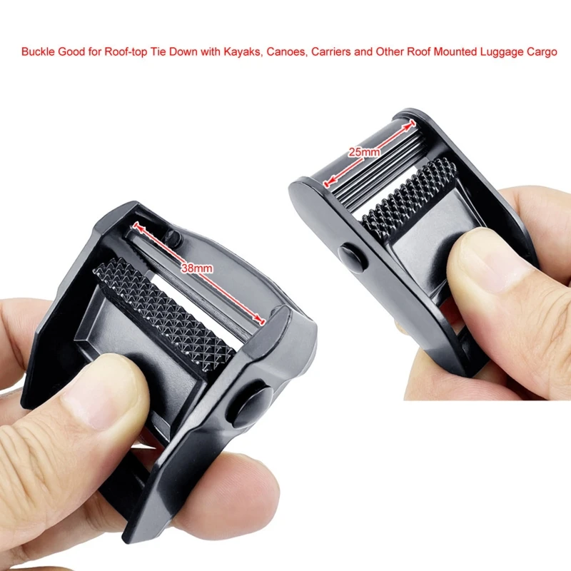 Wytrzymała klamra 25/38 mm Motocykl ATV UTV Paski mocujące Klamra zapadkowa H9EE