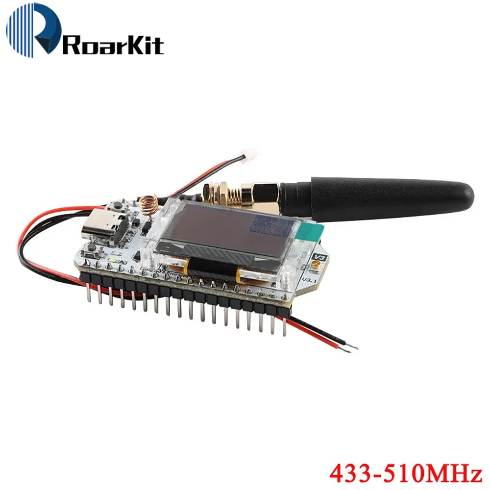 0,96-дюймовый OLED Wi-Fi BLE ESP32-S3 Lora 32 IOT Макетная плата Поддержка метеластичной сетки ESP32 SX1262 LoRa 868 МГц/915 МГц