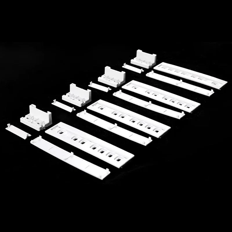 4Set Integrated Fridge Door Plastic Mounting Bracket Fixing Slide Kit For Freezer Refrigerator Door Shelf Rail For Refrigerator