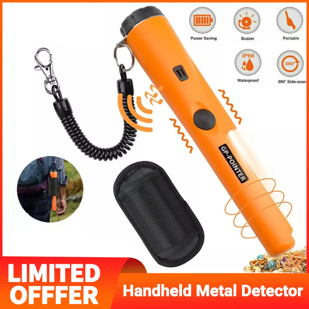 Handheld Underground Metal Detector Posicionamento Rod gp Pointer Impermeável Alta Sensibilidade Segurança