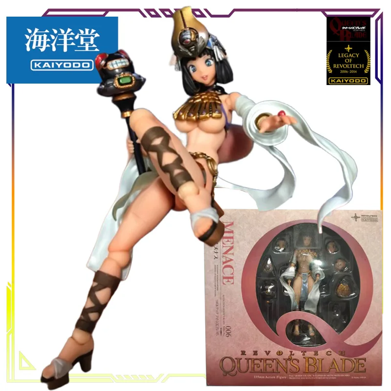 KAIYODO Original Revoltech Female Emperor S Rebellion Series Rebellion  Nu Yan Wen Anime Action Figure Model Toys Gifts Fo Boys