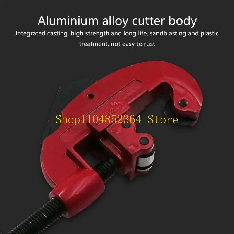 

652F 1PC Manual Pipe Cutter 1/8inch to 1 1/8inch Heavy Duty Tubing Cutter Tool for Cutting Coppers and Aluminum Tubing