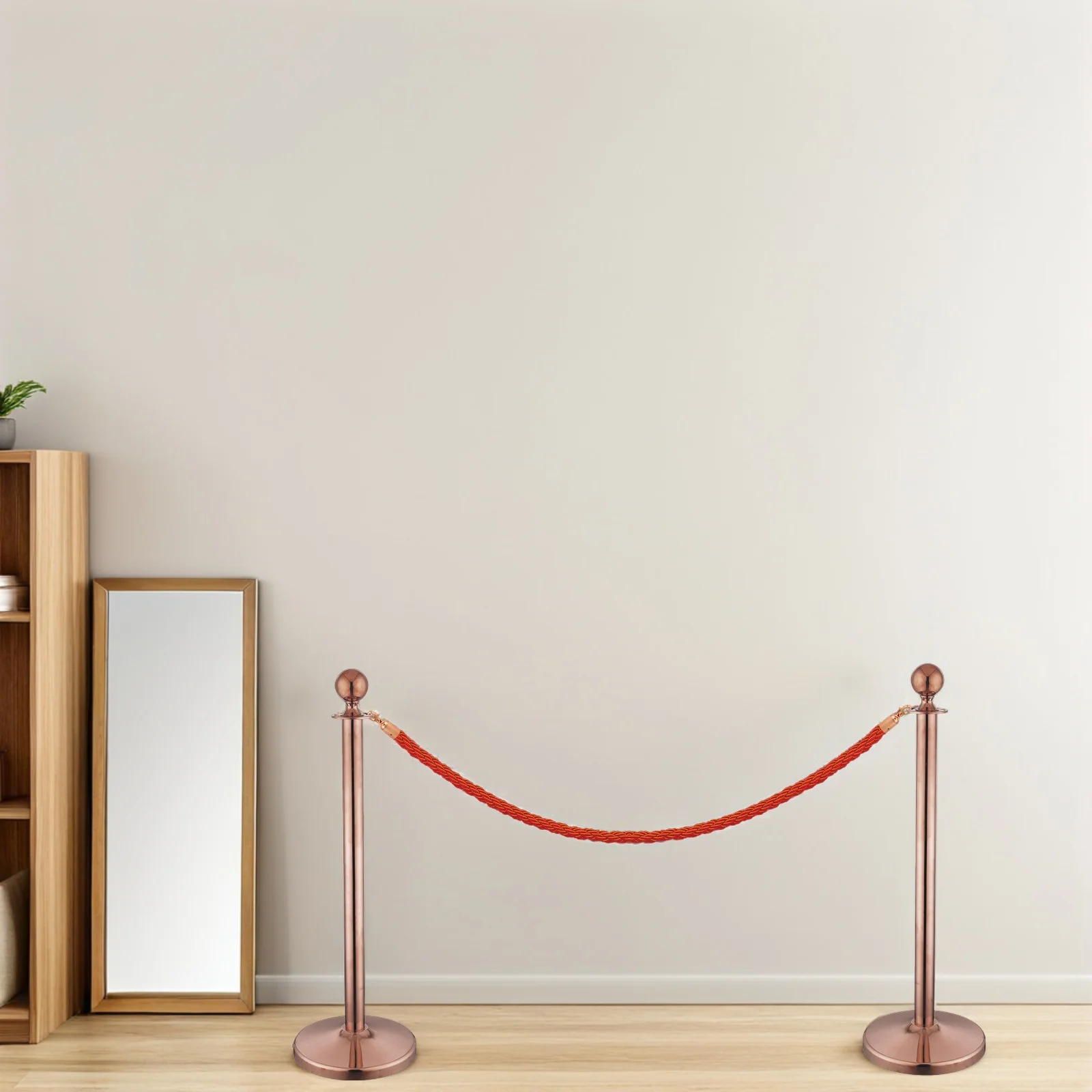 

Stanchion Rope End Stopper Cord End Hook Metal Lock Durable Connector Guardrail Rope Hook Fastener Cord Locks