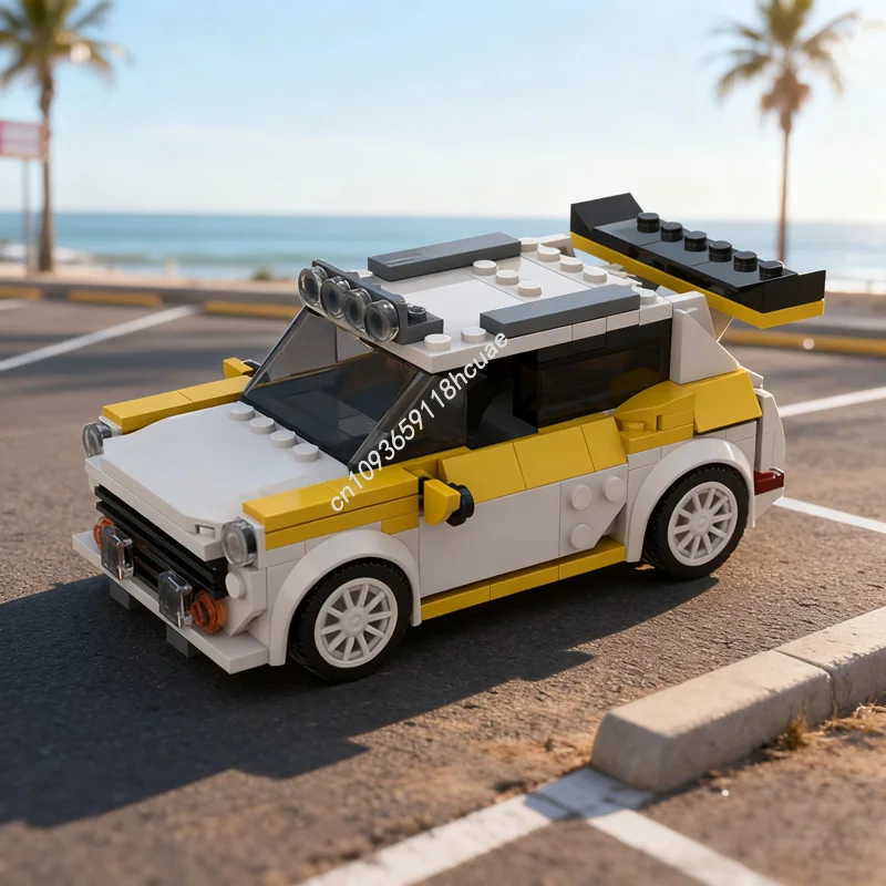 

219pcs MOC Mini Cooper City Champions Supercar Model Building Blocks Christmas Gifts DIY Creative Brick Toy Birthday