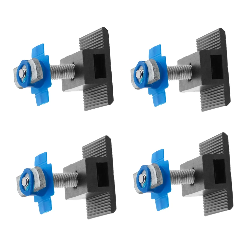 Solar Bracket Clips 4pcs Aluminum Alloy with Wing Nuts Offering Strong Grip and Stability for Solar Panel Systems