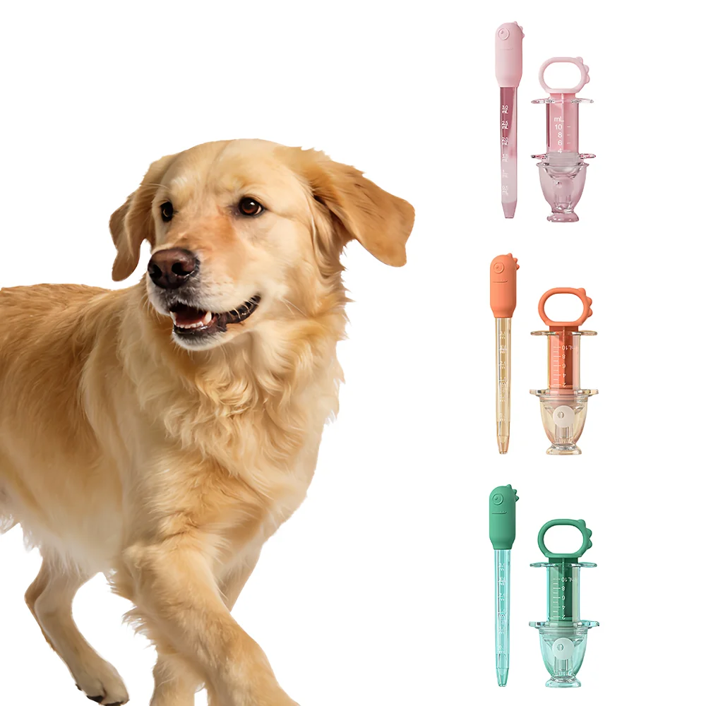Pet Kitten Puppy Medicine Dropper, Anti-Choking Pet Medication Dispenser, Pet Feeding Syringe Tool, 1PC