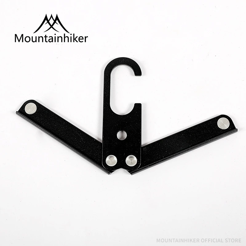 Mountainhiker-Cintre pliant en alliage d'aluminium pour vêtements, camping en plein air, séchage de manteau portable, cintres en métal T1 pour voyage