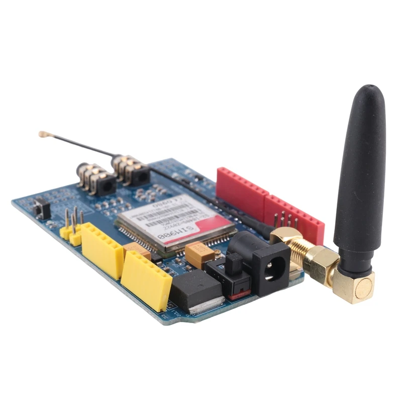 SIM900 Module GSM GPRS GPS Development Board SMA With GPS Antenna For Arduino, 4-Band Development Board