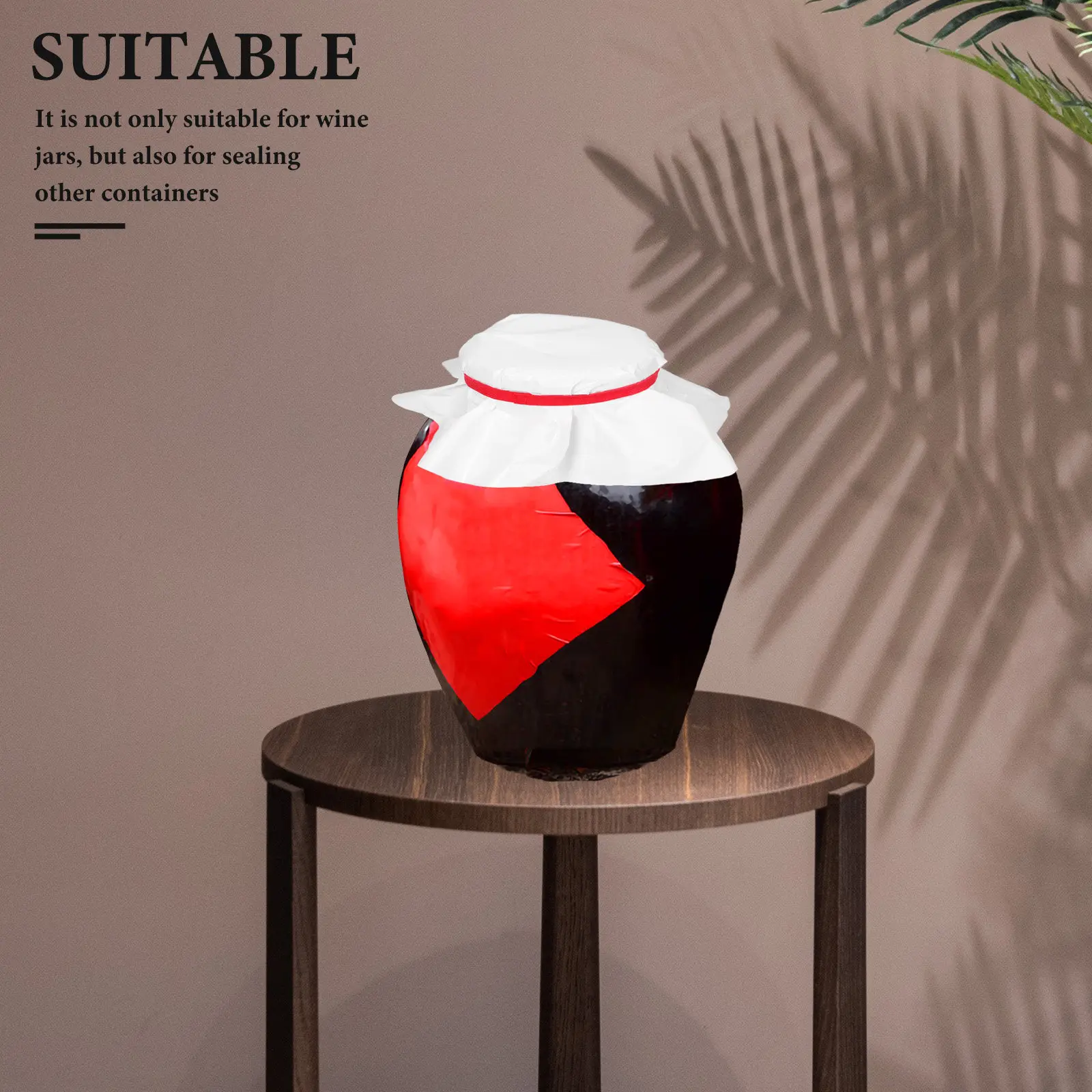 1Set Wine Jar Seal Non-Woven Fabric Lid Sealing Airtight Storage Jar Caps Food Fresh Preservation Cover DIY Replacement
