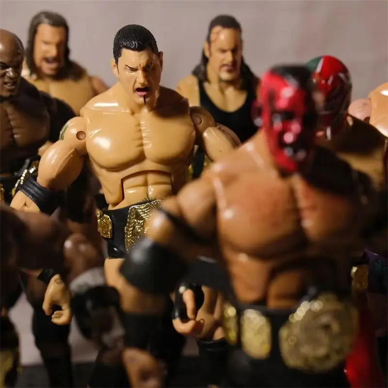 In-Stock Wrestlemania Wrestler Wwe John Cena The Undertaker Figures Toy Rey Mysterio Action Figures Pvc Statue Model Boys Gifts - view 2