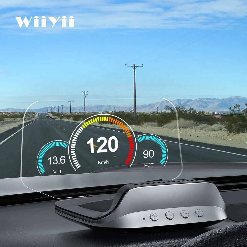 2025 Newest C3 Head up Display Digital Speedometer OBD+GPS Smart Gauge LCD Display Clock Water Temperature Functions Most Cars