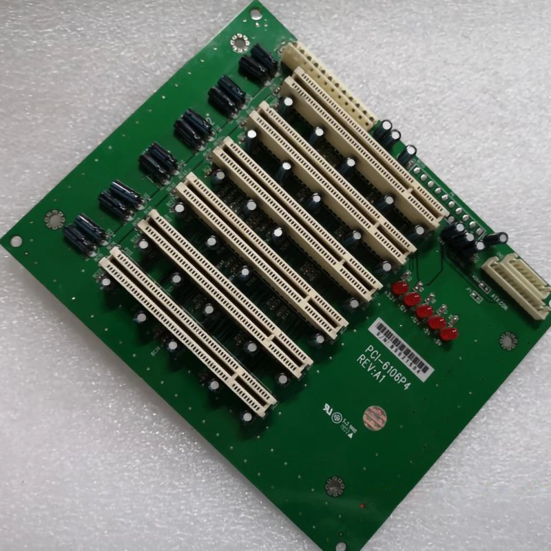 Stable Performance PCA-6106P4 Rev: A2 For Advantech Industrial Backplane  6-slot PCI