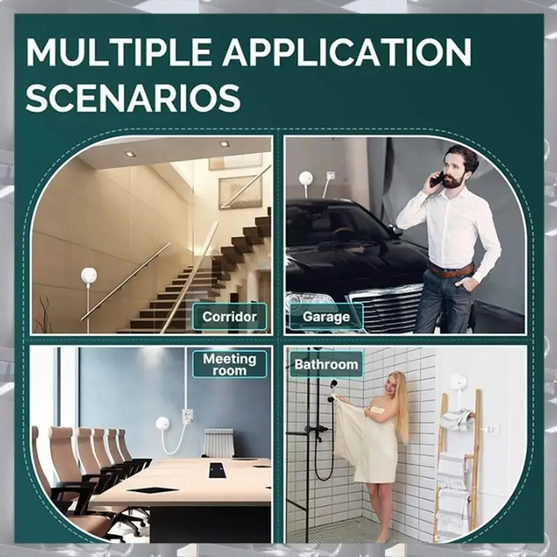 Hot Selling-Zigbee Human Presence Sensor Detector Radar Wave Sensor For Home Security Tuya Smart Human Body Exists Sensor,Zigbee