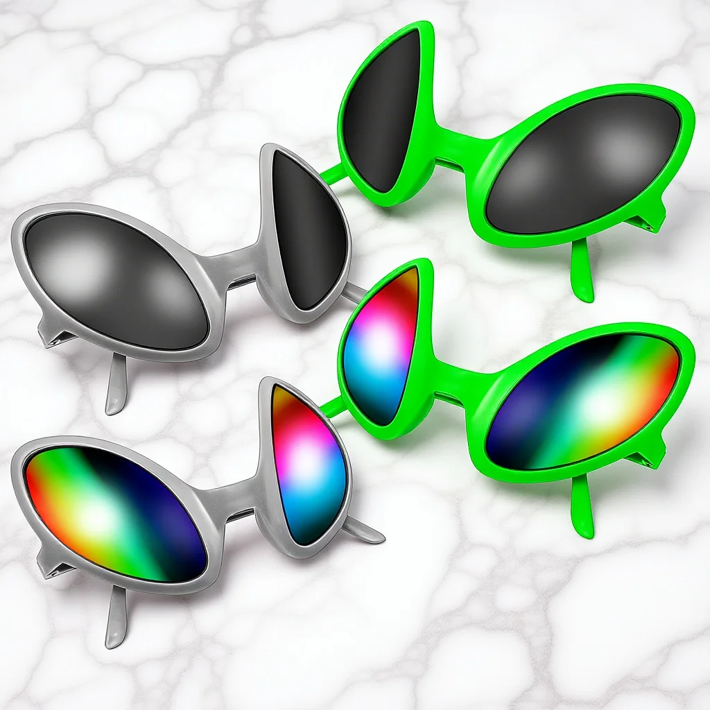 

4 шт., очки с изображением инопланетянина, забавные солнцезащитные очки, реквизит для фотосессии, костюм, креативные очки для взрослых, солнцезащитные очки, костюм, реквизит для вечеринки