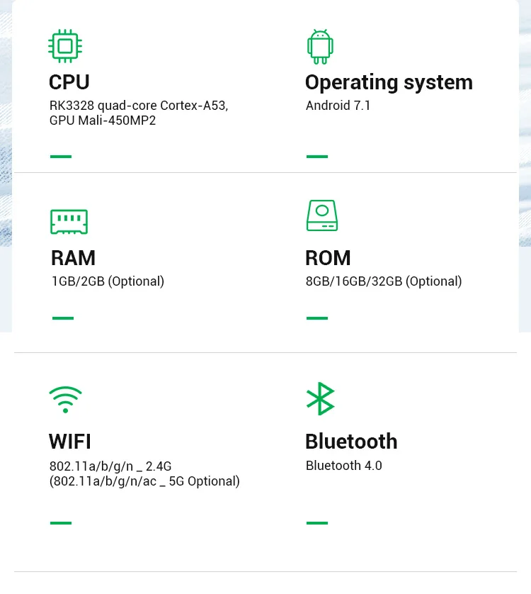 الصين مصنع RK3328 رباعي النواة IPS 1920 * 1080 صندوق مشغل الوسائط مع فتحة للبطاقات