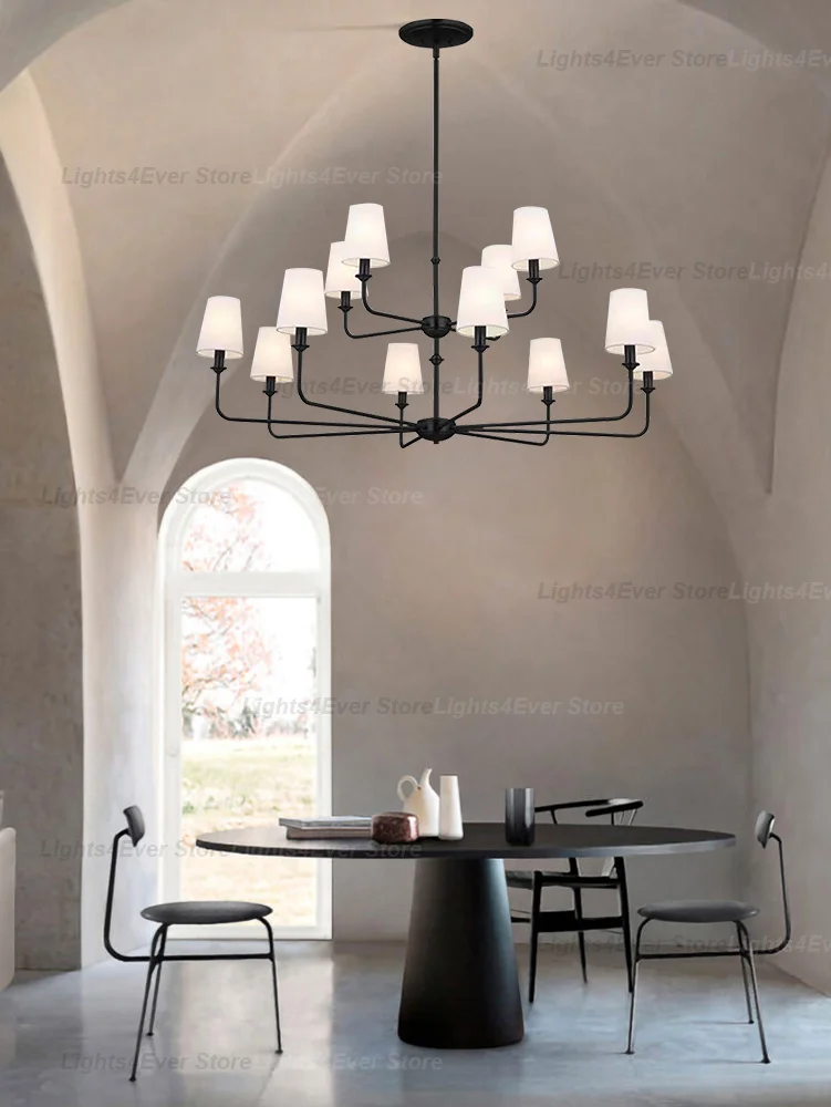 Nordic Modern Gold 0815 Chandeliers Classical Luxury Beauty Home-application LED Villa Foyer Lamp For Dining Room Living Room