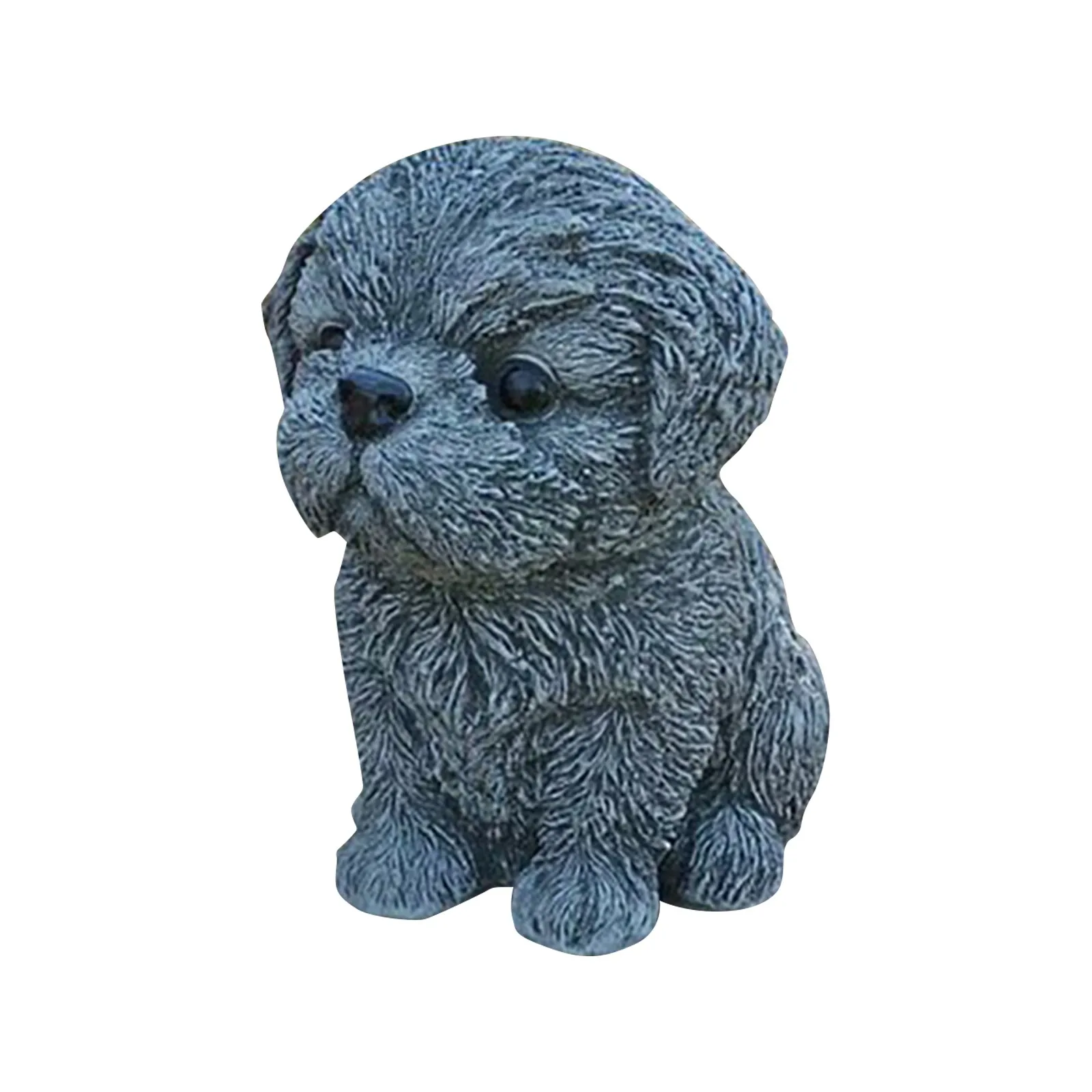 Shih-Tzu decorazione del giardino, regalo per gli amanti dei cani, cucciolo Shih Tzu, statua del giardino, statuette per cani, esterno, 1 pz