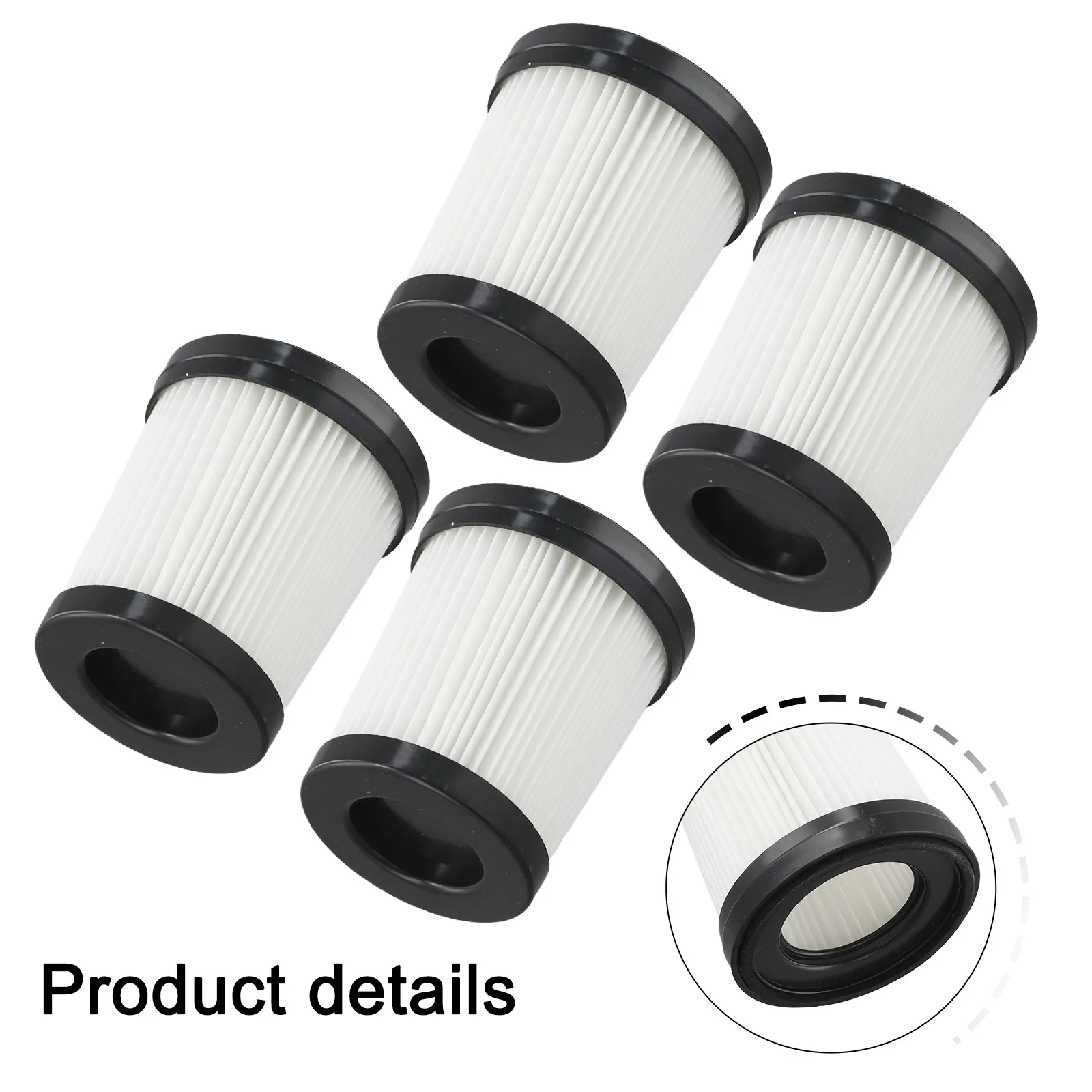Maintain Optimal Performance of Your Vacuum Cleaner with 4 Pcs Filters for FSV101 FSV001 Cordless Vacuums Maintain