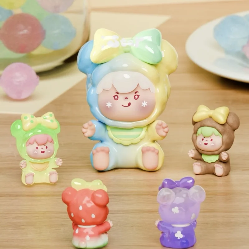 Echte Nieuwe Woow Your Zodiac Dessert Serie Blind Box Mini Schattige Pop Speelgoed Desktop Ornamenten Handgemaakte Pak Gift Kawaii decoratie