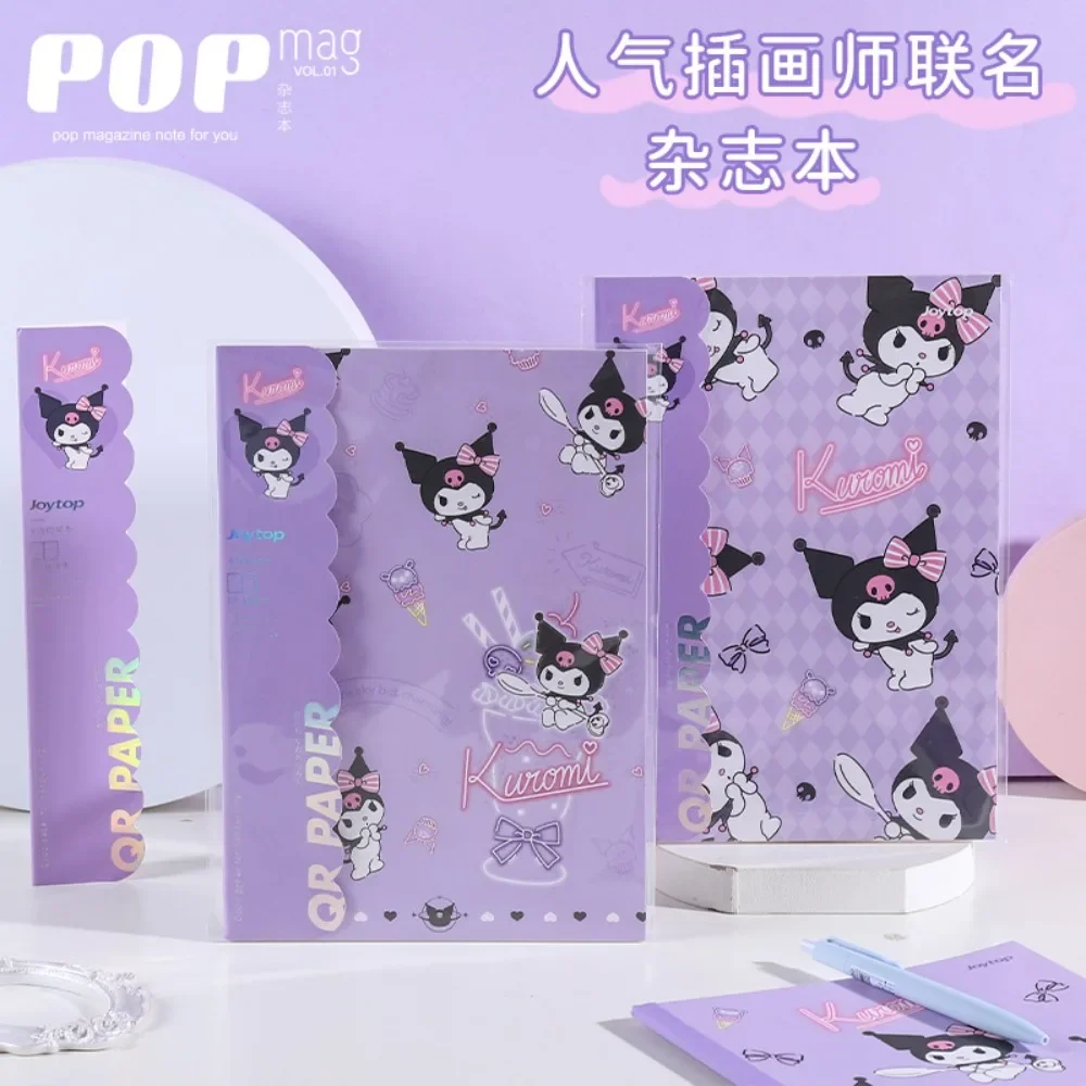 3pcs B5 Cinnamoroll Kuromi Notebook Cartoon My Melody Pupil Exercise Book Stationery Schoolgirl Kawaii Diary Girl Gift