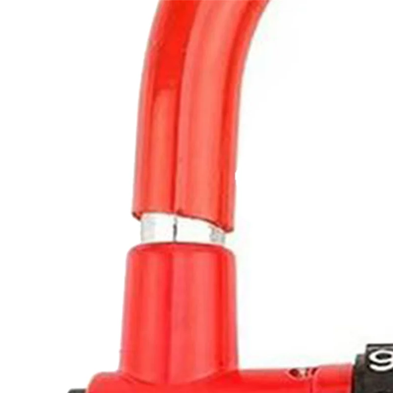 AB41-Convenient 4 Digit Code Bicycle Security Lock U Shape Anti Theft Motorcycle Ring Lock Password Lock For Outdoor Riding
