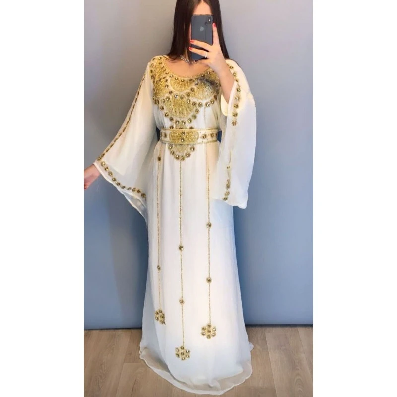 

Morocco Arab Africa Coffee Abaya Nail Flower Dress India & Pakistan Clothing