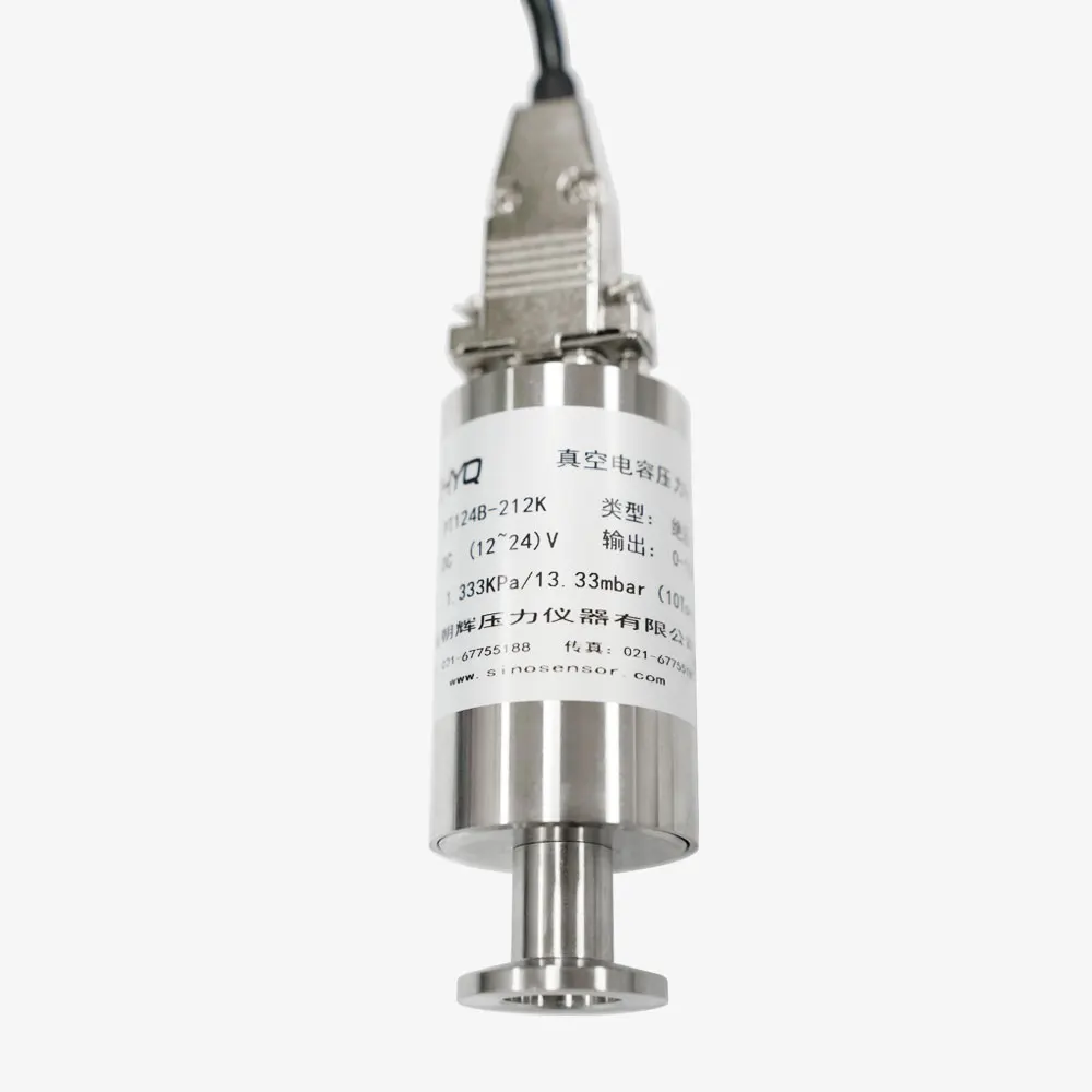 

Stainless Steel Vacuum Pressure Transmitter 1Torr-10Torr Range 0.5% Accuracy for Vacuum Equipment Pressure Measurement
