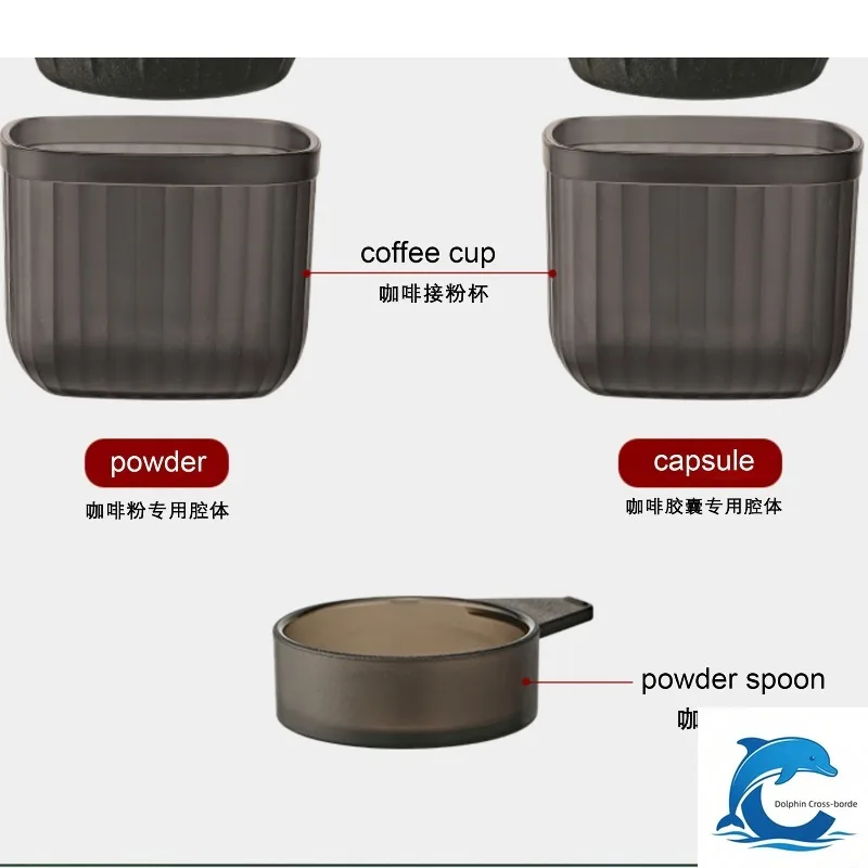 Suitable for small handheld concentrated outdoor portable mini capsule electric wireless Italian three in one coffee machine
