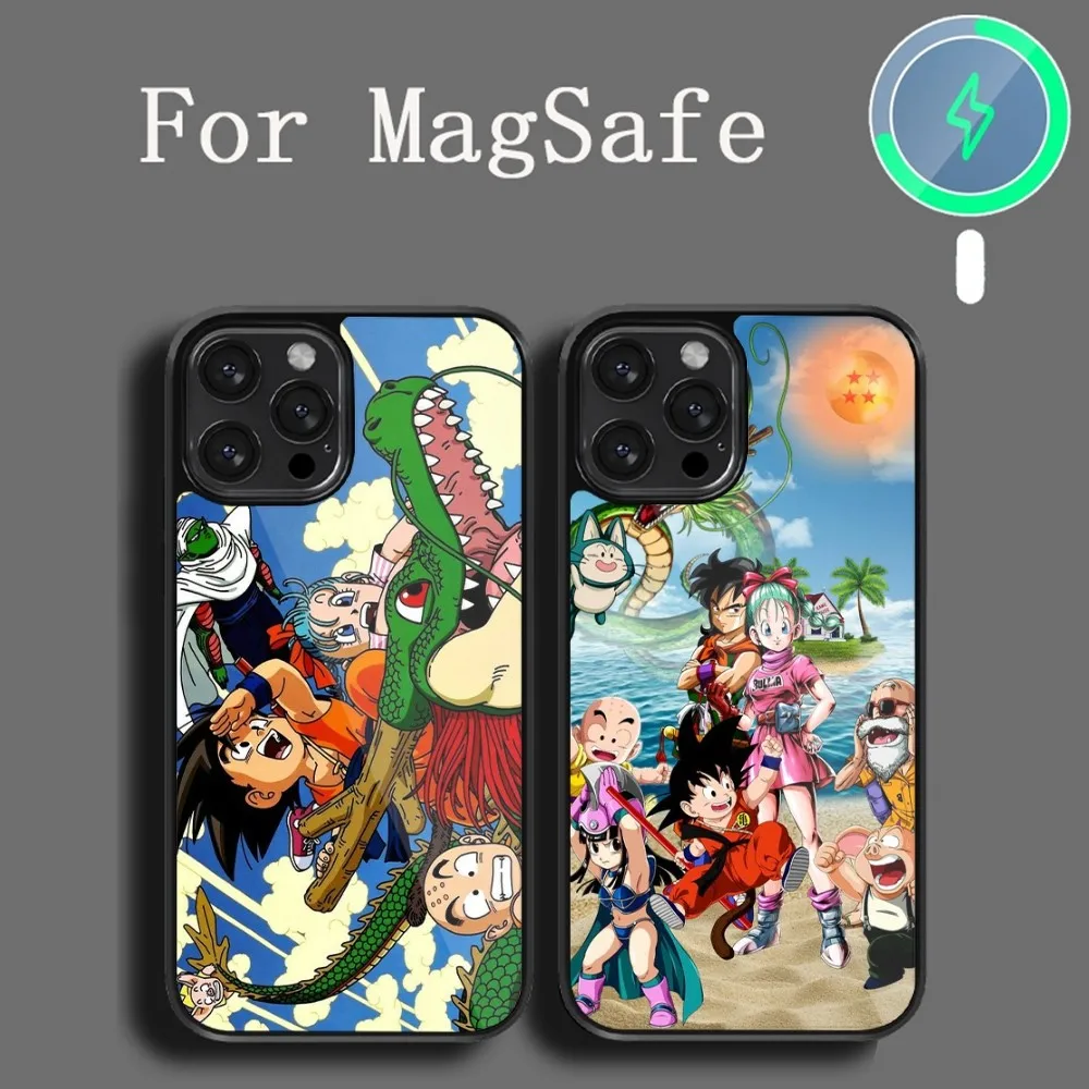 Cartoon D-DRAGON B-BALL  Phone Case For iPhone 14 13 12 11 15 Pro Max Plus Magsafe Magnetic Cover