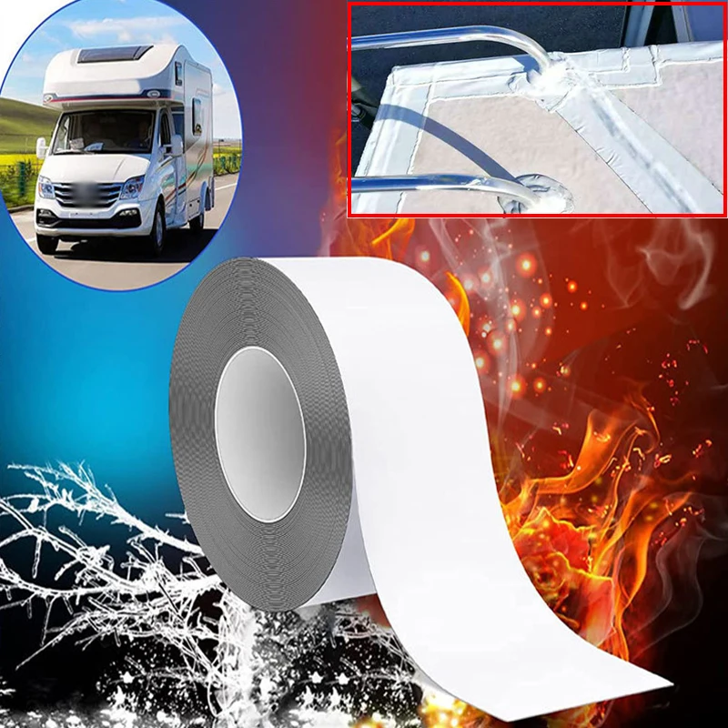 1Pc RV Roof Tape Waterproof For RV Repair Window Boat Sealing Truck And Trailer Roof Sealant Caravan Butyl Proof Tapes