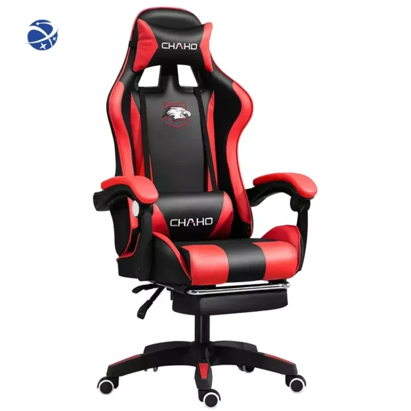 Ergonomic design reclining gaming chair with wheels gaming racing chair for men and women