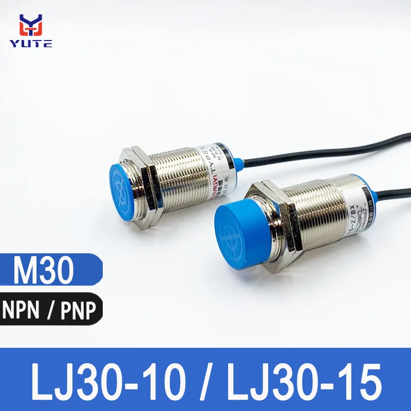 M30 Inductive Proximity Switch Sensor Detection Distance LJ30A3-15-Z/BX/AX/BY/AY  NPN PNP NO NC LJ30-10Z/BY DC 3-Wire 6-36V
