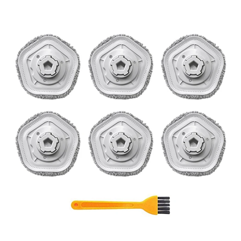 

7Pcs For Dreame Bot W10 W10pro Vacuum Cleaner Cleaner Spare Parts Mop Cloth With Clean Brush Replacement Accessories