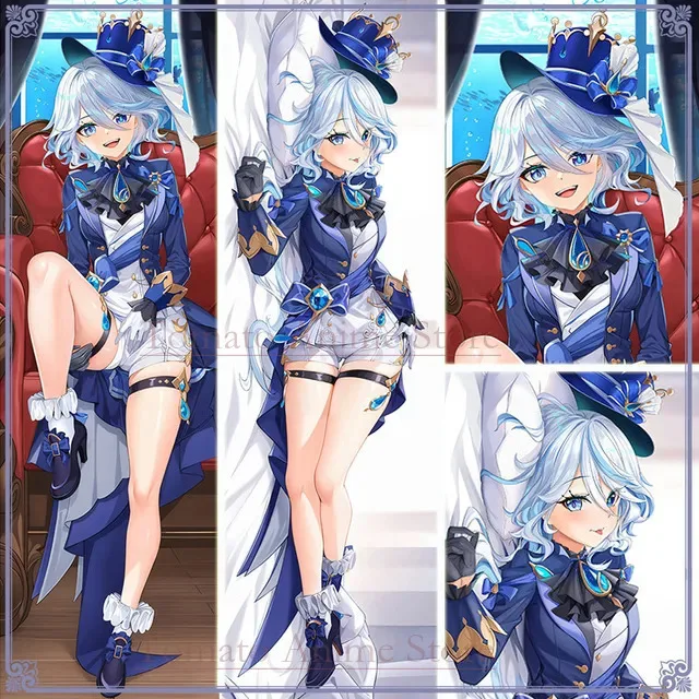 

Genshin Impact Furina De Fontaine Sexy Dakimakura Cozy Otaku Pillow Cover En Gifts New