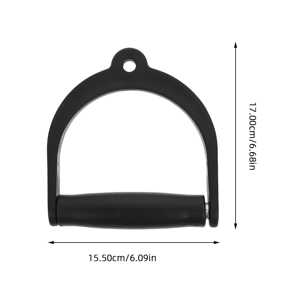 2 قطعة مقابض اللياقة البدنية مريح البلاستيك المقاومة الفرقة القبضات المحمولة كابل آلة مرفق معدات التدريب ملحقات الصالة الرياضية #2