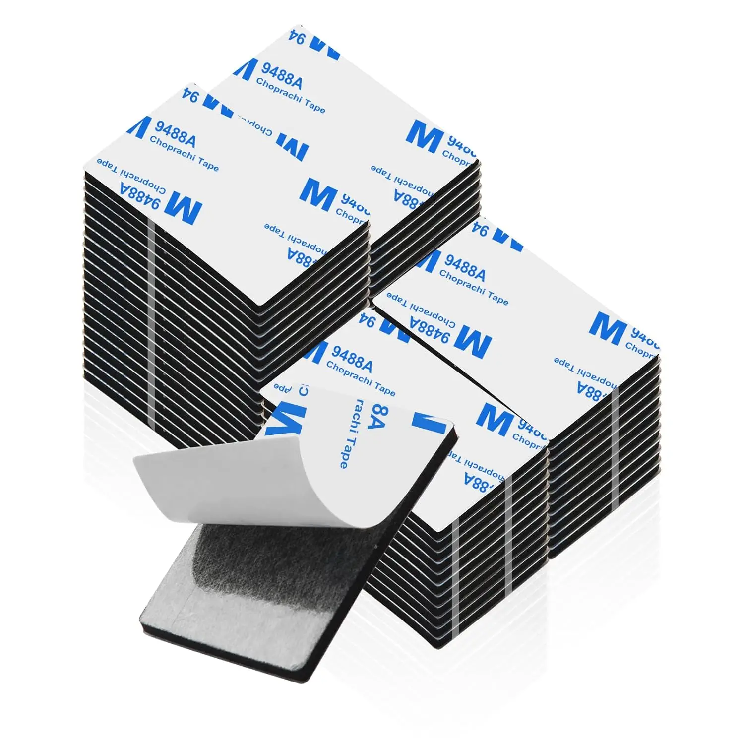 

48Pcs Heavy Duty Double Sided Tape, 1.96x1.18 Inch, Strong Adhesive Foam Pads for Walls, Removable & Waterproof