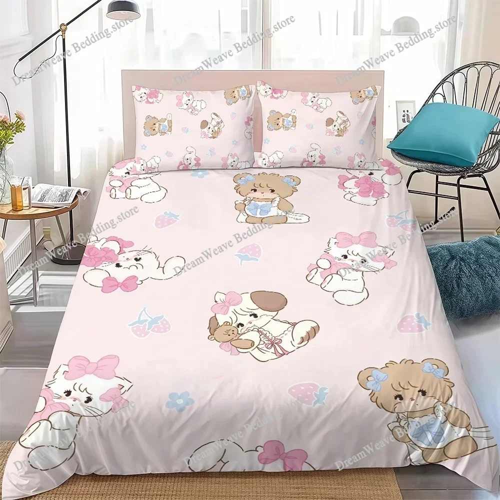 

Cute Cartoon M-Mikko Duvet Cover Set Home Style Bedding Soft Laundry Cotton Bed Student Dormitory Gift