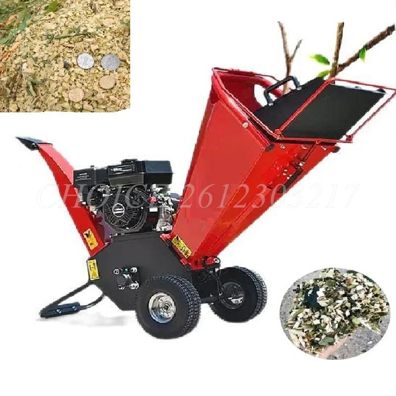 High Speed 4 Inch Branch Crusher Branch Corn Stalk Crusher Multi-Functional Steam Diesel Straw High-Power Wood Crusher