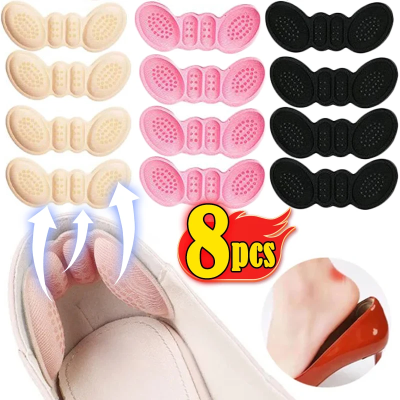 1/4pairs High Heel Inserts Pads Adjust Size Anti-wear Adhesive Insoles Protector Sticker Pain Relief Foot Care Shoes Cushion