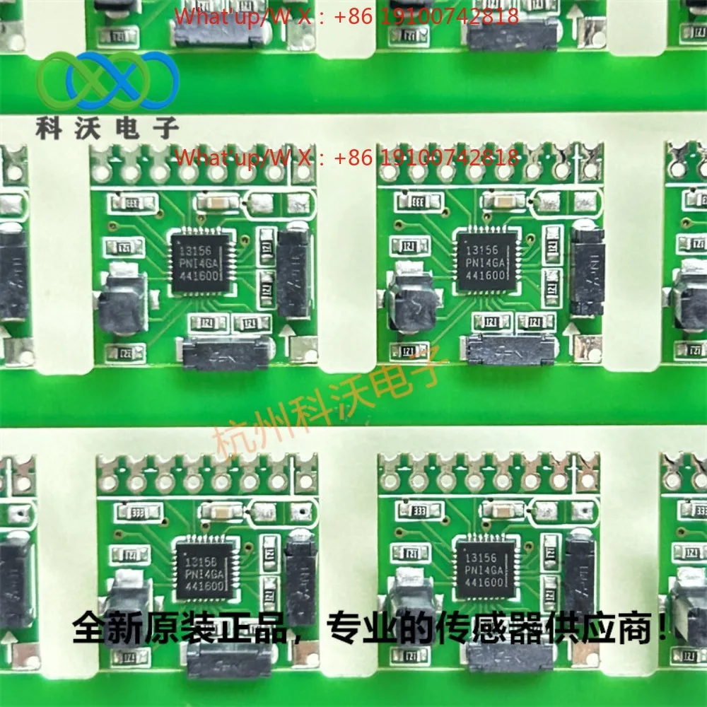 RM3100 Test Module PNI Geomagnetic Sensor DEMO Board, Three-Axis Electronic Compass PNI Magnetometer