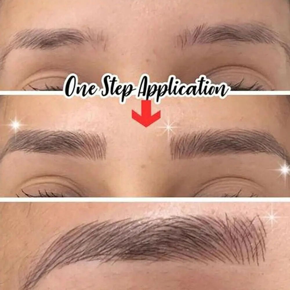 Herramientas de belleza profesionales duraderas, resistentes al agua, herramientas de maquillaje semipermanentes, tatuaje de cejas, cejas postizas, pegatina para cejas