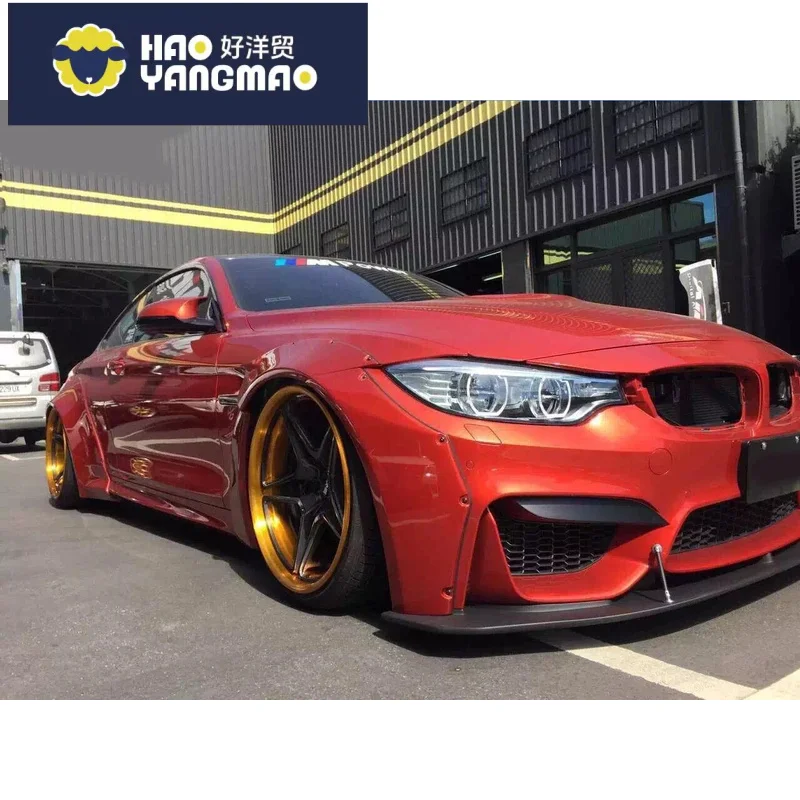 Applicable to M3 F80 M4 F82 F83 LB Style Wide Body Kit - Front Lip and Rear Diffuser