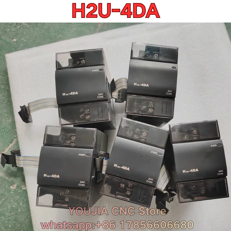Second-hand PLC module H2U-4DA function test is normal The latest August price in 2025