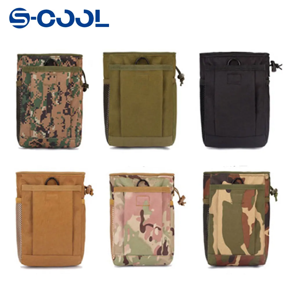 Outdoor Molle Pouch Tactical Backpack Hanging Bag EDC Gear Waist Sports Hunting Tactical Bag 600D Nylon Portable Recycling Bag