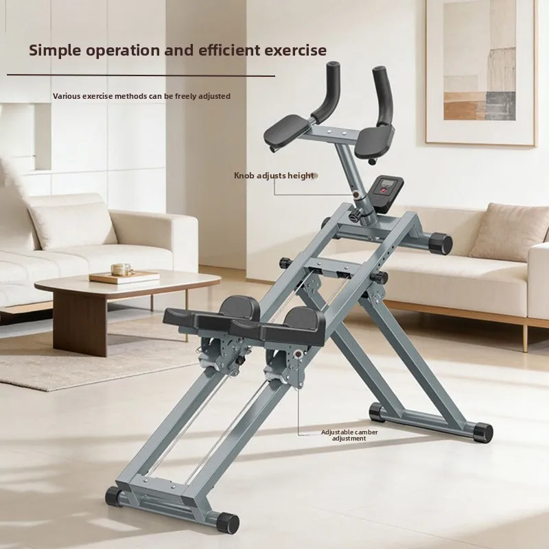 Steel Pipe Crawling & Waist Twist Machine for Abdomen Tightening Hip & Back Training-Gym Use Indoor Fitness Equipment