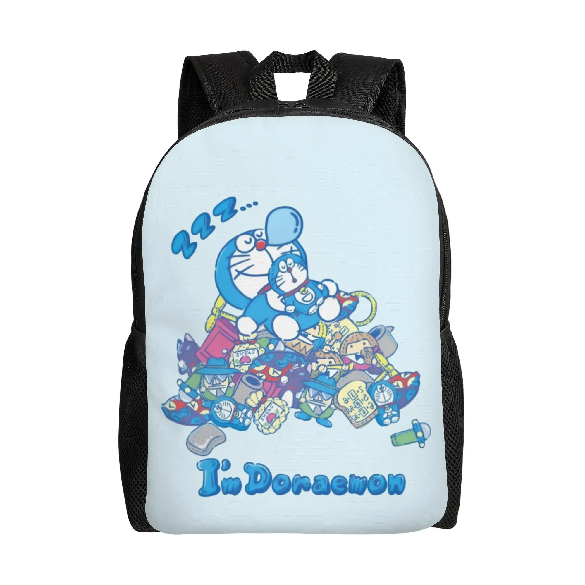 3D Print D-Doraemones Backpacks for Boys Girls Science Fiction College School Travel Bags Women Men Bookbag Fits 15 Inch Laptop
