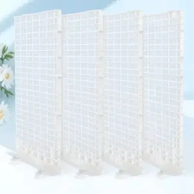 

4pcs Aquarium Isolation Panel Lattice Divider Separator Spliced Mesh Grid Fish Tank Divider for Breeding Separation Durable